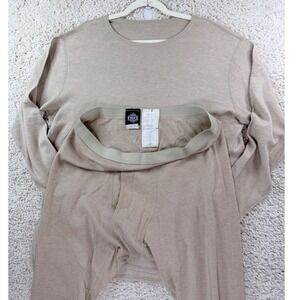 Peckham FREE Base Layer Set Mens Large Long Tan Fire Resistant Nomex Army FR